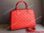 High Quality Louis Vuitton MONTAIGNE MM Replica Womens Cherry Handbag At Discount Price